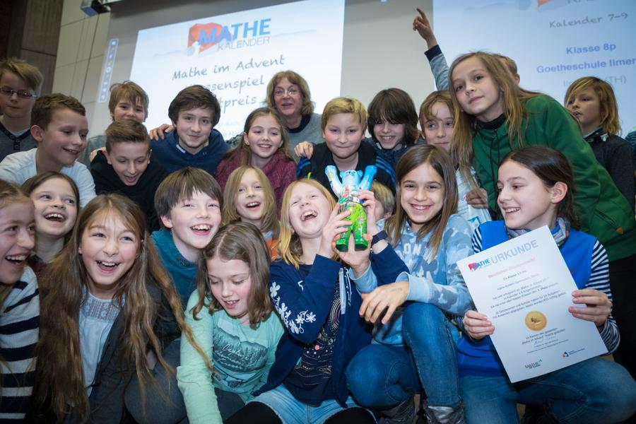 „Mathe im Advent“-Preisverleihung, 1. Preis im Klassenspiel
